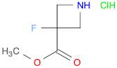 3-Azetidinecarboxylic acid, 3-fluoro-, methyl ester, hydrochloride (1:1)