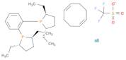 Rhodium(1+), [(1,2,5,6-η)-1,5-cyclooctadiene][(2S,2'S,5S,5'S)-1,1'-(1,2-phenylene)bis[2,5-diethylphospholane-κP]]-, salt with trifluoromethanesulfonic acid (1:1) (9CI)