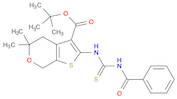 5H-Thieno[2,3-c]pyran-3-carboxylic acid, 2-[[(benzoylamino)thioxomethyl]amino]-4,7-dihydro-5,5-dimethyl-, 1,1-dimethylethyl ester