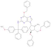 9H-Purin-2-amine, N-[(4-methoxyphenyl)diphenylmethyl]-9-[(1S,3R,4S)-2-methylene-4-(phenylmethoxy)-3-[(phenylmethoxy)methyl]cyclopentyl]-6-(phenylmethoxy)-