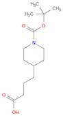 4-Piperidinebutanoic acid, 1-[(1,1-dimethylethoxy)carbonyl]-