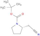 1-Pyrrolidinecarboxylic acid, 2-(cyanomethyl)-, 1,1-dimethylethyl ester, (2S)-