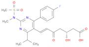 6-Heptenoic acid, 7-[4-(4-fluorophenyl)-6-(1-methylethyl)-2-[methyl(methylsulfonyl)amino]-5-pyrimidinyl]-3-hydroxy-5-oxo-, (3R,6E)-
