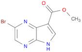5H-Pyrrolo[2,3-b]pyrazine-7-carboxylic acid, 2-bromo-, methyl ester