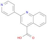 4-Quinolinecarboxylic acid, 2-(4-pyridinyl)-