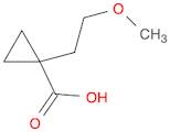 Cyclopropanecarboxylic acid, 1-(2-methoxyethyl)-