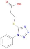 Propanoic acid, 3-[(1-phenyl-1H-tetrazol-5-yl)thio]-