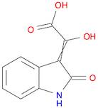 Acetic acid, 2-(1,2-dihydro-2-oxo-3H-indol-3-ylidene)-2-hydroxy-