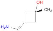 Cyclobutanol, 3-(aminomethyl)-1-methyl-, cis-