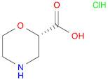 2-Morpholinecarboxylic acid, hydrochloride (1:1), (2S)-