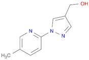 1H-Pyrazole-4-methanol, 1-(5-methyl-2-pyridinyl)-