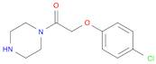 Ethanone, 2-(4-chlorophenoxy)-1-(1-piperazinyl)-