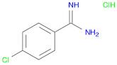 Benzenecarboximidamide, 4-chloro-, hydrochloride (1:1)