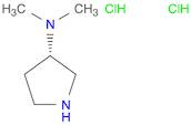 3-Pyrrolidinamine, N,N-dimethyl-, hydrochloride (1:2), (3S)-