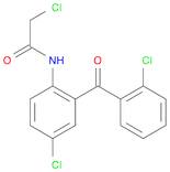 Acetamide, 2-chloro-N-[4-chloro-2-(2-chlorobenzoyl)phenyl]-