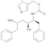 Carbamic acid, N-[(1S,2S,4S)-4-amino-2-hydroxy-5-phenyl-1-(phenylmethyl)pentyl]-, 5-thiazolylmethyl ester
