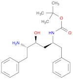 Carbamic acid, N-[(1S,3S,4S)-4-amino-3-hydroxy-5-phenyl-1-(phenylmethyl)pentyl]-, 1,1-dimethylethyl ester