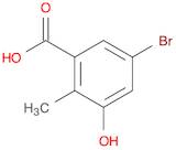 Benzoic acid, 5-bromo-3-hydroxy-2-methyl-