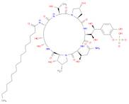 Pneumocandin A0, 1-[(4R,5R)-4,5-dihydroxy-N2-(1-oxohexadecyl)-L-ornithine]-4-[(4S)-4-hydroxy-4-[4-hydroxy-3-(sulfooxy)phenyl]-L-threonine]-