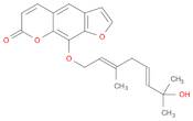 7H-Furo[3,2-g][1]benzopyran-7-one, 9-[[(2E,5E)-7-hydroxy-3,7-dimethyl-2,5-octadien-1-yl]oxy]-