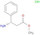 Benzenepropanoic acid, β-amino-, methyl ester, hydrochloride (1:1), (βS)-