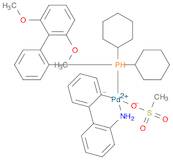 Palladium, [2'-(amino-κN)[1,1'-biphenyl]-2-yl-κC][dicyclohexyl(2',6'-dimethoxy[1,1'-biphenyl]-2-yl)phosphine-κP](methanesulfonato-κO)-