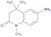 2(1H)-Quinolinone, 6-amino-3,4-dihydro-1,4,4-trimethyl-