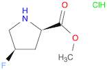 D-Proline, 4-fluoro-, methyl ester, hydrochloride (1:1), (4R)-