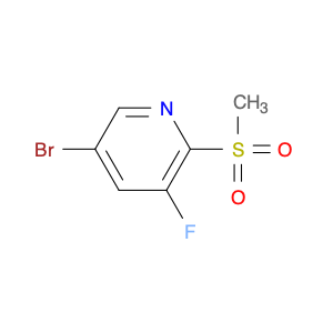 Pyridine, 5-bromo-3-fluoro-2-(methylsulfonyl)-