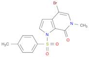 7H-Pyrrolo[2,3-c]pyridin-7-one, 4-bromo-1,6-dihydro-6-methyl-1-[(4-methylphenyl)sulfonyl]-