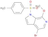 1H-Pyrrolo[2,3-c]pyridine, 4-bromo-7-methoxy-1-[(4-methylphenyl)sulfonyl]-