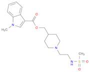 1H-Indole-3-carboxylic acid, 1-methyl-, [1-[2-[(methylsulfonyl)amino]ethyl]-4-piperidinyl]methyl ester