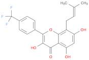 4H-1-Benzopyran-4-one, 3,5,7-trihydroxy-8-(3-methyl-2-buten-1-yl)-2-[4-(trifluoromethyl)phenyl]-