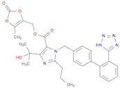 1H-Imidazole-5-carboxylic acid, 4-(1-hydroxy-1-methylethyl)-2-propyl-1-[[2'-(2H-tetrazol-5-yl)[1,1'-biphenyl]-4-yl]methyl]-, (5-methyl-2-oxo-1,3-dioxol-4-yl)methyl ester