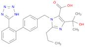 1H-Imidazole-5-carboxylic acid, 4-(1-hydroxy-1-methylethyl)-2-propyl-1-[[2'-(2H-tetrazol-5-yl)[1,1'-biphenyl]-4-yl]methyl]-
