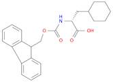 Cyclohexanepropanoic acid, α-[[(9H-fluoren-9-ylmethoxy)carbonyl]amino]-, (αR)-