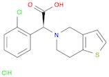 Thieno[3,2-c]pyridine-5(4H)-acetic acid, α-(2-chlorophenyl)-6,7-dihydro-, hydrochloride (1:1), (αS)-