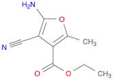 3-Furancarboxylic acid, 5-amino-4-cyano-2-methyl-, ethyl ester