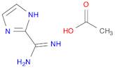 1H-Imidazole-2-carboximidamide, acetate (1:1)