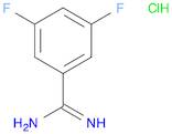 Benzenecarboximidamide, 3,5-difluoro-, hydrochloride (1:1)
