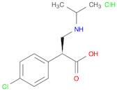 Benzeneacetic acid, 4-chloro-α-[[(1-methylethyl)amino]methyl]-, hydrochloride (1:1), (αS)-