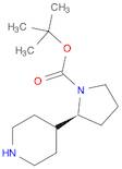 1-Pyrrolidinecarboxylic acid, 2-(4-piperidinyl)-, 1,1-dimethylethyl ester, (2S)-