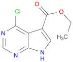 7H-Pyrrolo[2,3-d]pyrimidine-5-carboxylic acid, 4-chloro-, ethyl ester