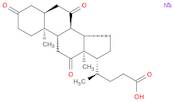 Cholan-24-oic acid, 3,7,12-trioxo-, sodium salt, (5β)-