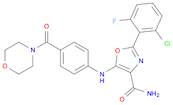4-Oxazolecarboxamide, 2-(2-chloro-6-fluorophenyl)-5-[[4-(4-morpholinylcarbonyl)phenyl]amino]-