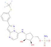 Sulfamic acid, [(1R,2R,3S,4R)-2,3-dihydroxy-4-[[2-[3-[(trifluoromethyl)thio]phenyl]pyrazolo[1,5-a]pyrimidin-7-yl]amino]cyclopentyl]methyl ester
