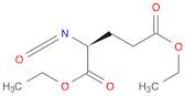 Pentanedioic acid, 2-isocyanato-, 1,5-diethyl ester, (2S)-