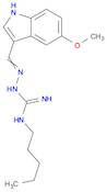 Hydrazinecarboximidamide, 2-[(5-methoxy-1H-indol-3-yl)methylene]-N-pentyl-
