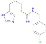 Carbamimidothioic acid, N-[(4-chlorophenyl)methyl]-, 3-(1H-imidazol-5-yl)propyl ester
