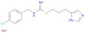 Carbamimidothioic acid, N-[(4-chlorophenyl)methyl]-, 3-(1H-imidazol-5-yl)propyl ester, hydrobromide (1:2)